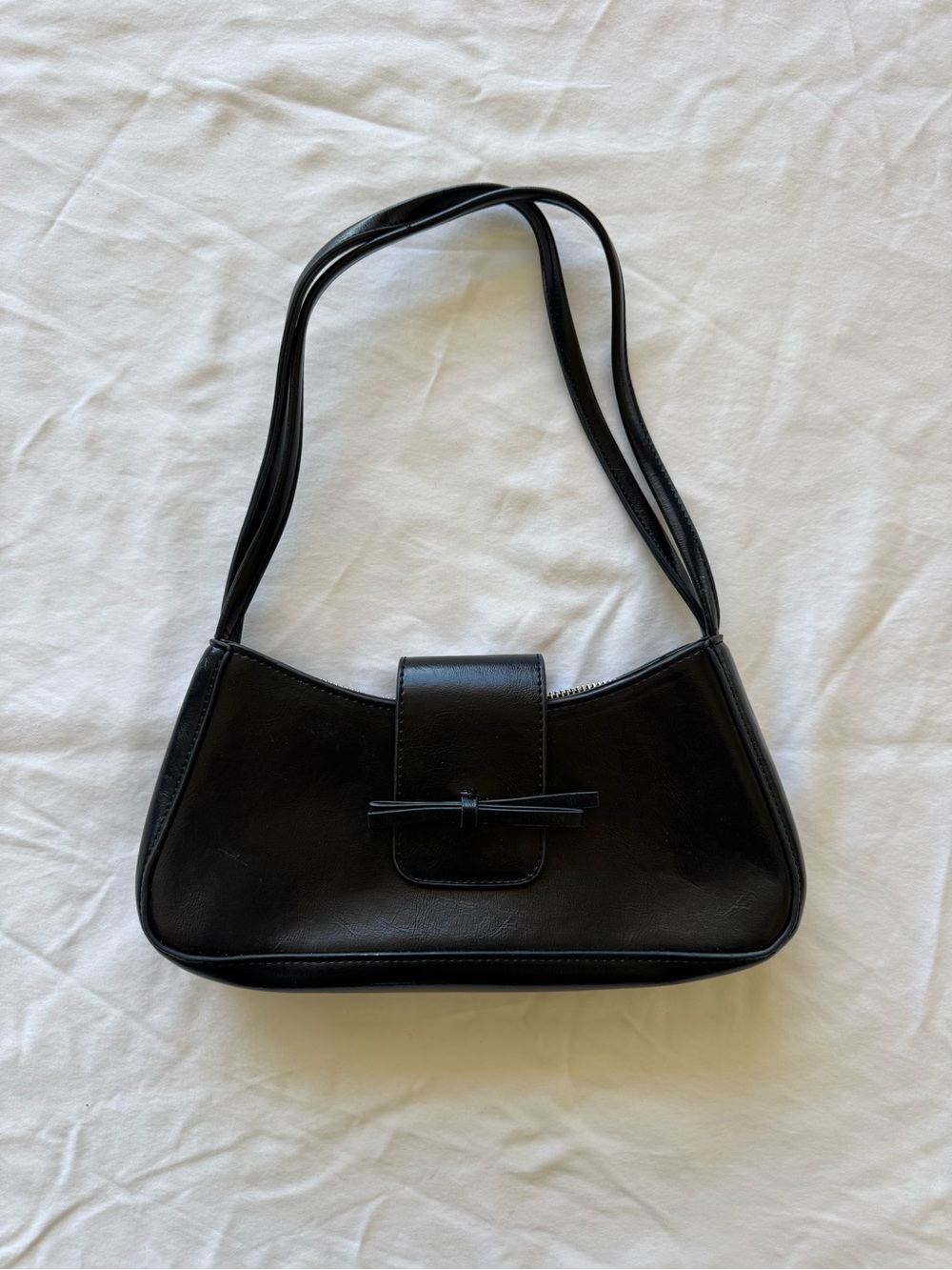 Princess Polly Scotlyn Shoulder Bag in Black
